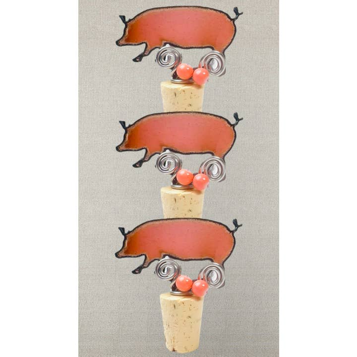 Rolha de vinho de porco rolha de vinho barware coquetel Fazenda Oeste dos EUA por atacado de Iron Jewel