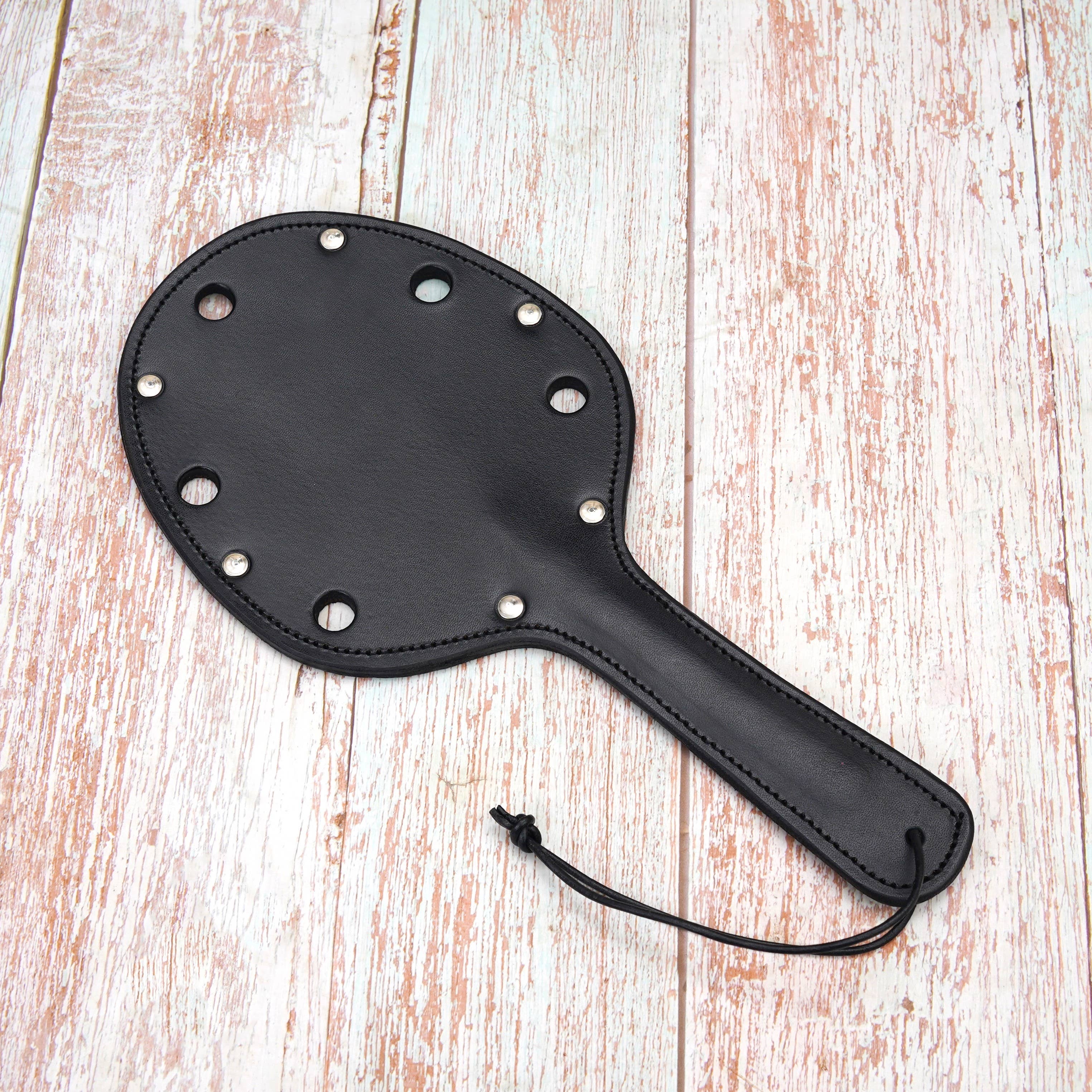 The Master Tanners - Vente Sex toys - BDSM Paddle BDSM en cuir véritable, ceinture de bondage1
