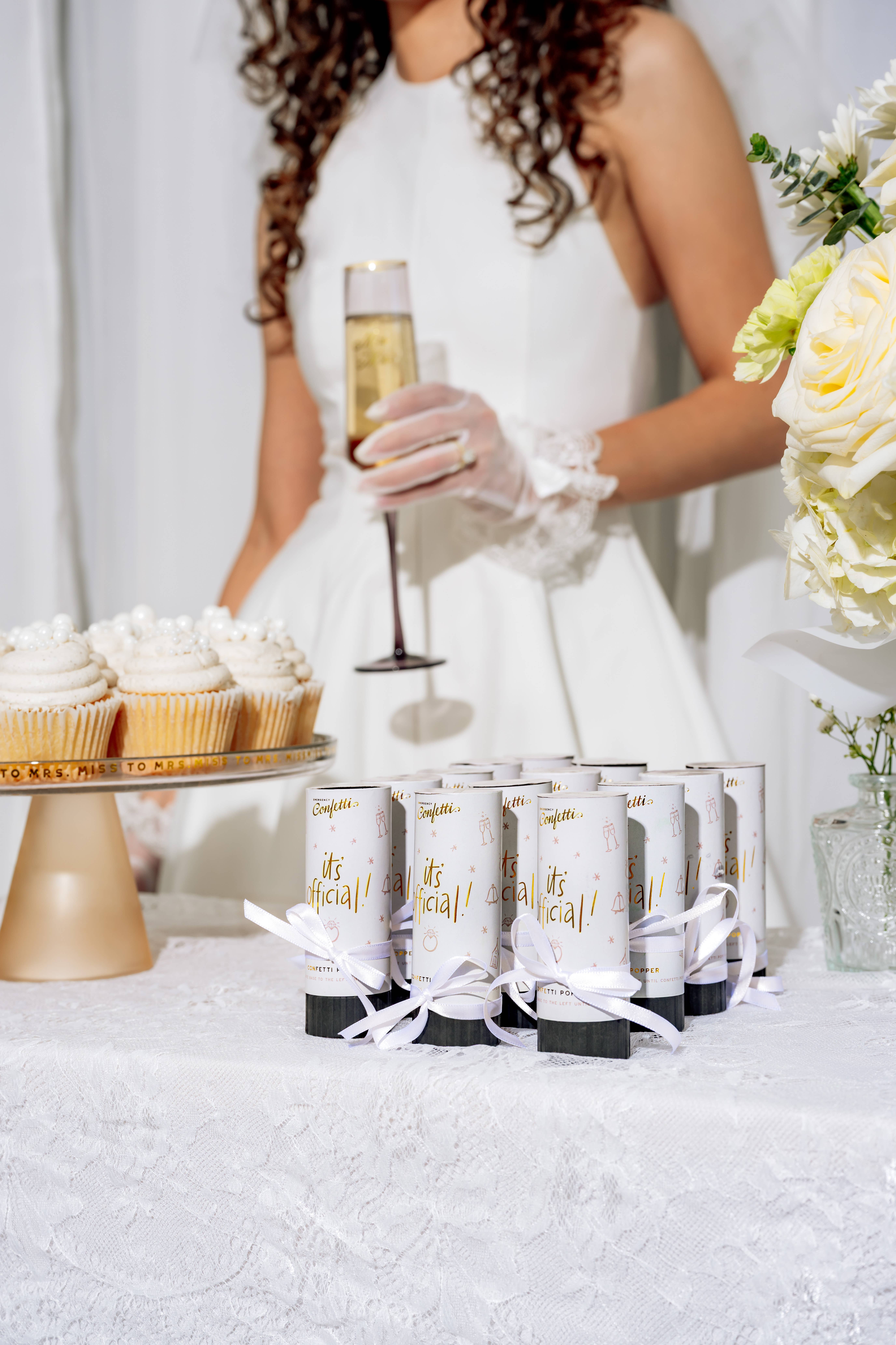 Emergency Confetti - Wholesale Confetti - It's Official Popper1