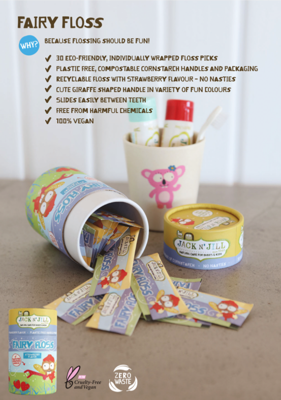 Jack N' Jill UK – wholesale Floss – Jack N' Jill Biodegradable Floss Picks 30pcs4