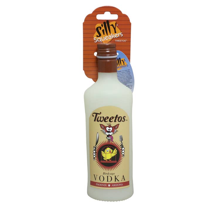 Tuffy Dog Toys - VIP Products - Wholesale Pet Squeaky Toy - Dog - Silly Squeaker Liquor Bottle Tweetos, Squeaky Dog Toy5