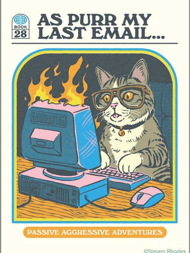 Magnet: As purr my last email... passivt aggressiva äventyr för wholesale av Ephemera