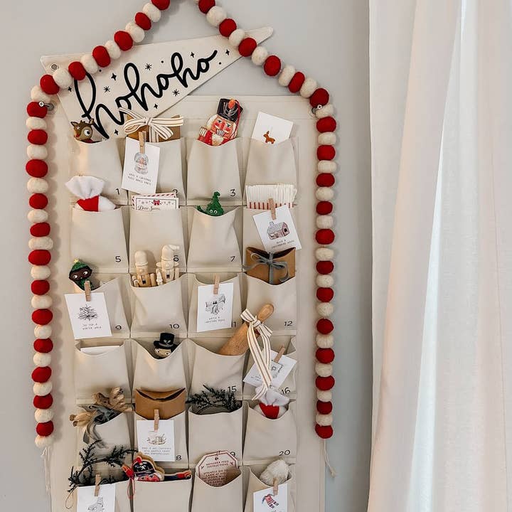 Cherrypick - Wholesale Canvas Art - Ho Ho Ho Christmas Canvas Pennant Flag - Christmas Decor2