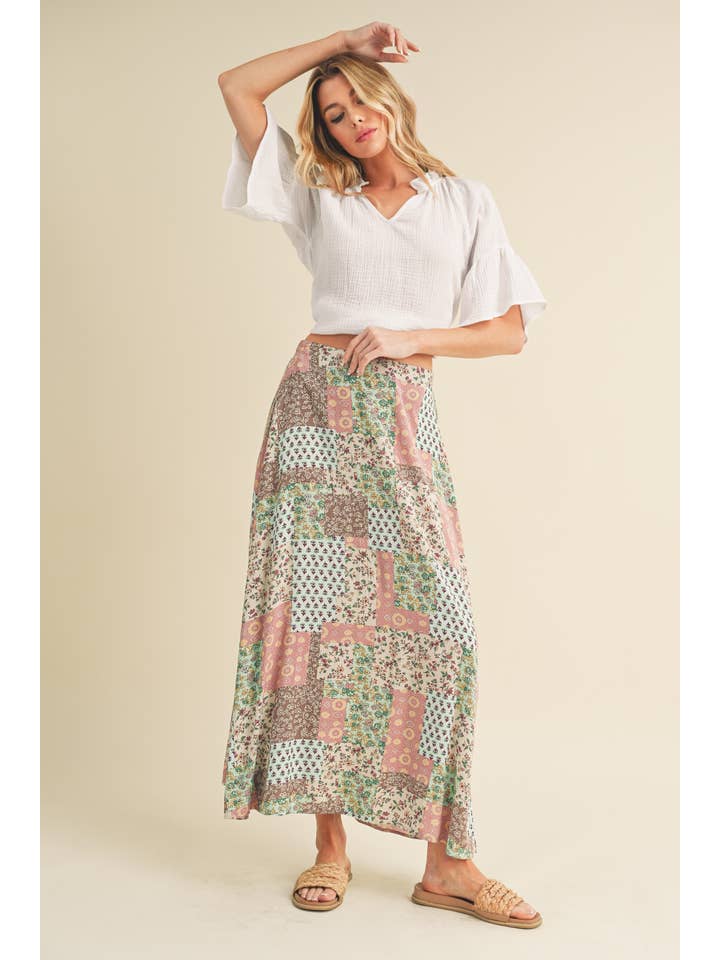 AEMI + CO - Wholesale Skirt - Women's - 773DN Bradyn Print Skirt7