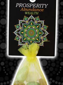 Sac de guérison en cristal Prosperity pour la vente par Nature's Retreat