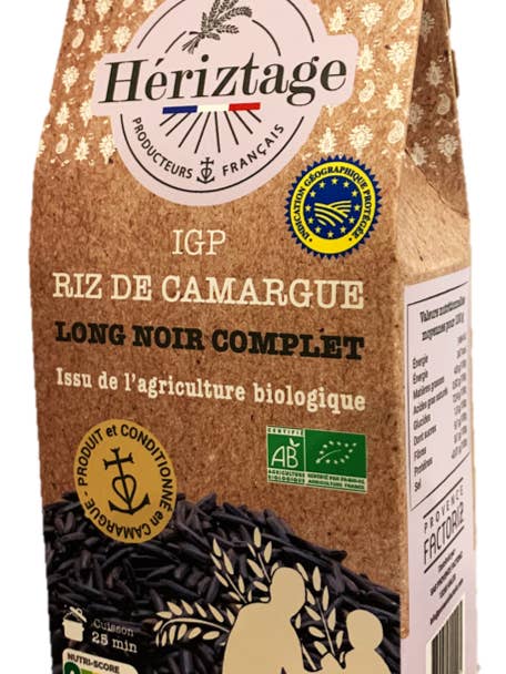 CAMARGUE RICE IGP - LONG BROWN ORGANIC CASE 500G for wholesale by PROVENCE FACTORIZ