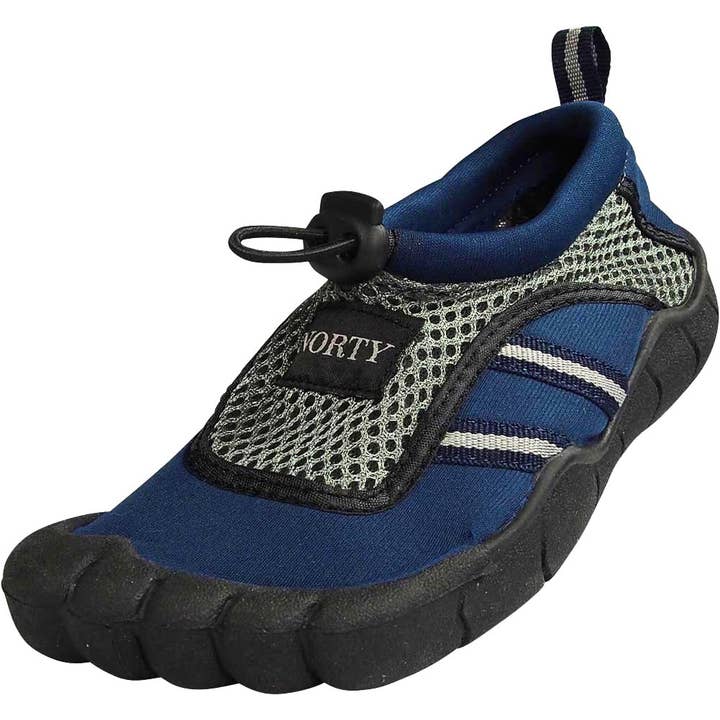 Eastern Off Price - Wholesale Water Shoes - Kids - Norty - Young Mens Teens Skeletoe Water Shoe - 38900-Navy