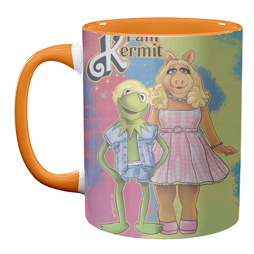ART WOW – Caneca por atacado – Canecas 'Eu sou Kermit' de Guillermo Salinas7