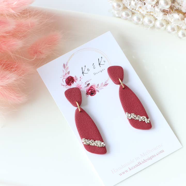 Dangles, Dangle Earrings, Statement earrings, handmade for wholesale by KeandKi Designs