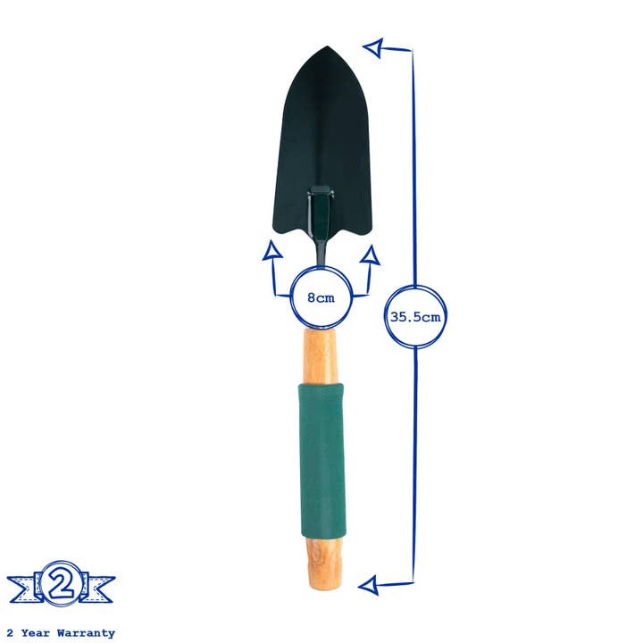 Rinkit Ltd - Wholesale Garden Tool - Cushion Grip Handle Hand Trowel - By Green Blade1
