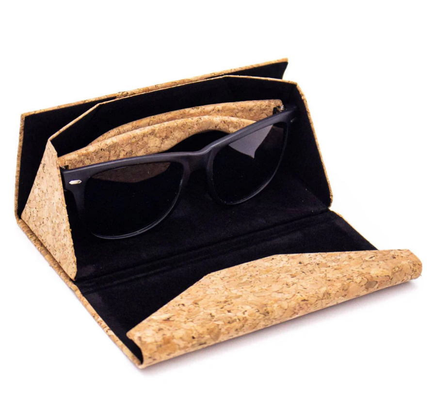 Meninas Bonitas Cork - Wholesale Sunglasses - Women's - Women's Cork Sunglasses with UV Protection Lenses(Including case) L-10983