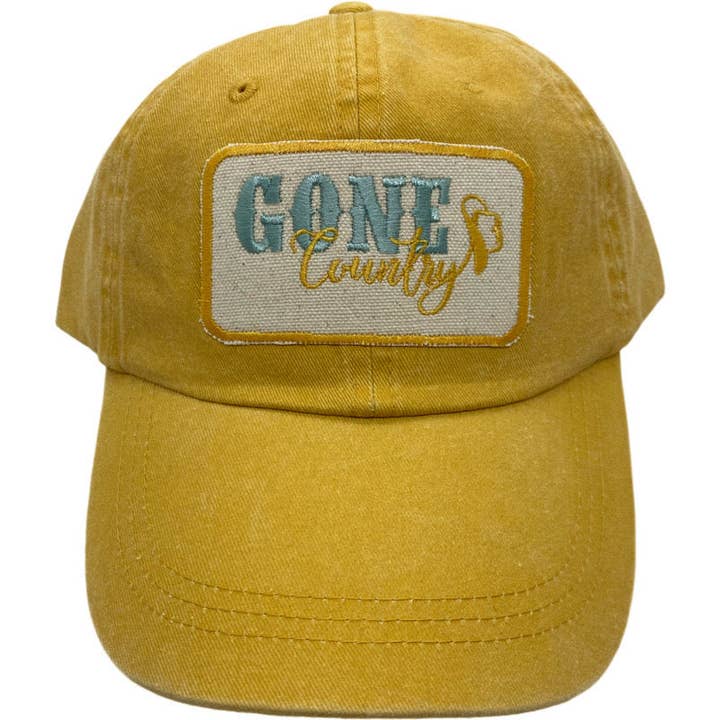 Studio S Designs - Wholesale Baseball Cap - Women's - Embroidered Hat-Gone Country