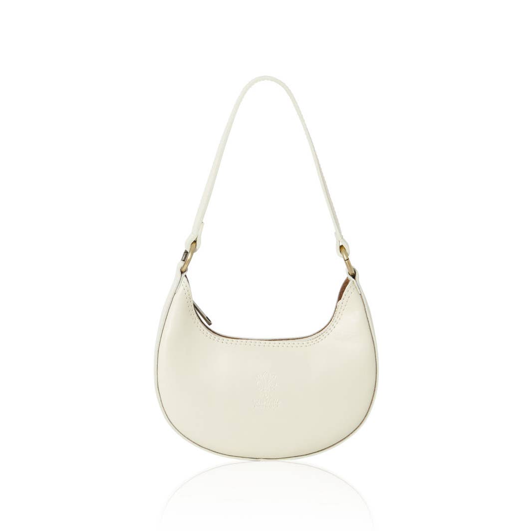 MONTTE DI JINNE – Engroshandel Skuldertaske – til kvinder – Lille italiensk skuldertaske i ægte vegetabilsk garvet læder7