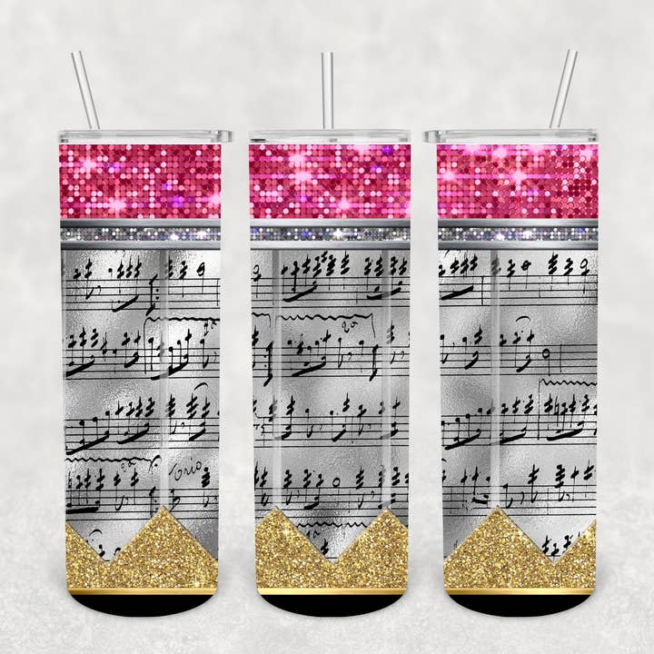 Glitzer-Musiknoten - Großhandel für den Großhandel von Goalie Mom Designs