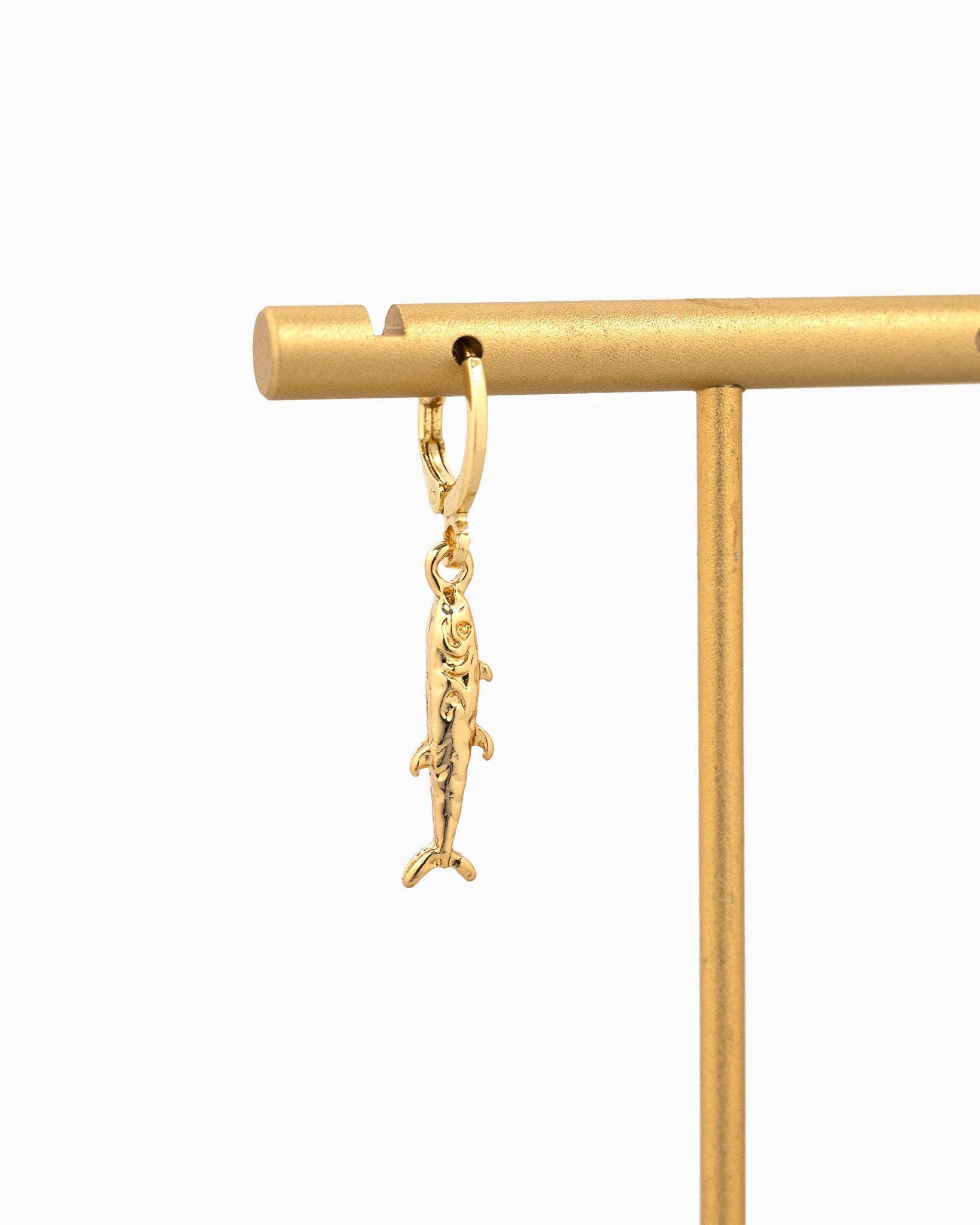 Sessori - Wholesale Dangle Earrings - Sea Life Sardine Fish Drop Earrings3