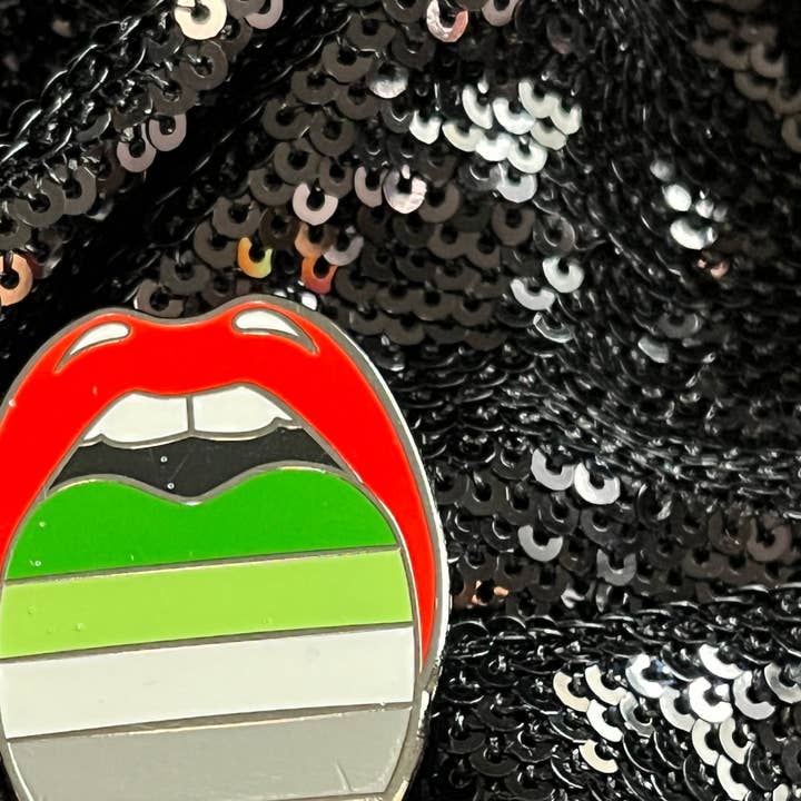 Aromantic Pride Pin for wholesale by Queen On The Scene