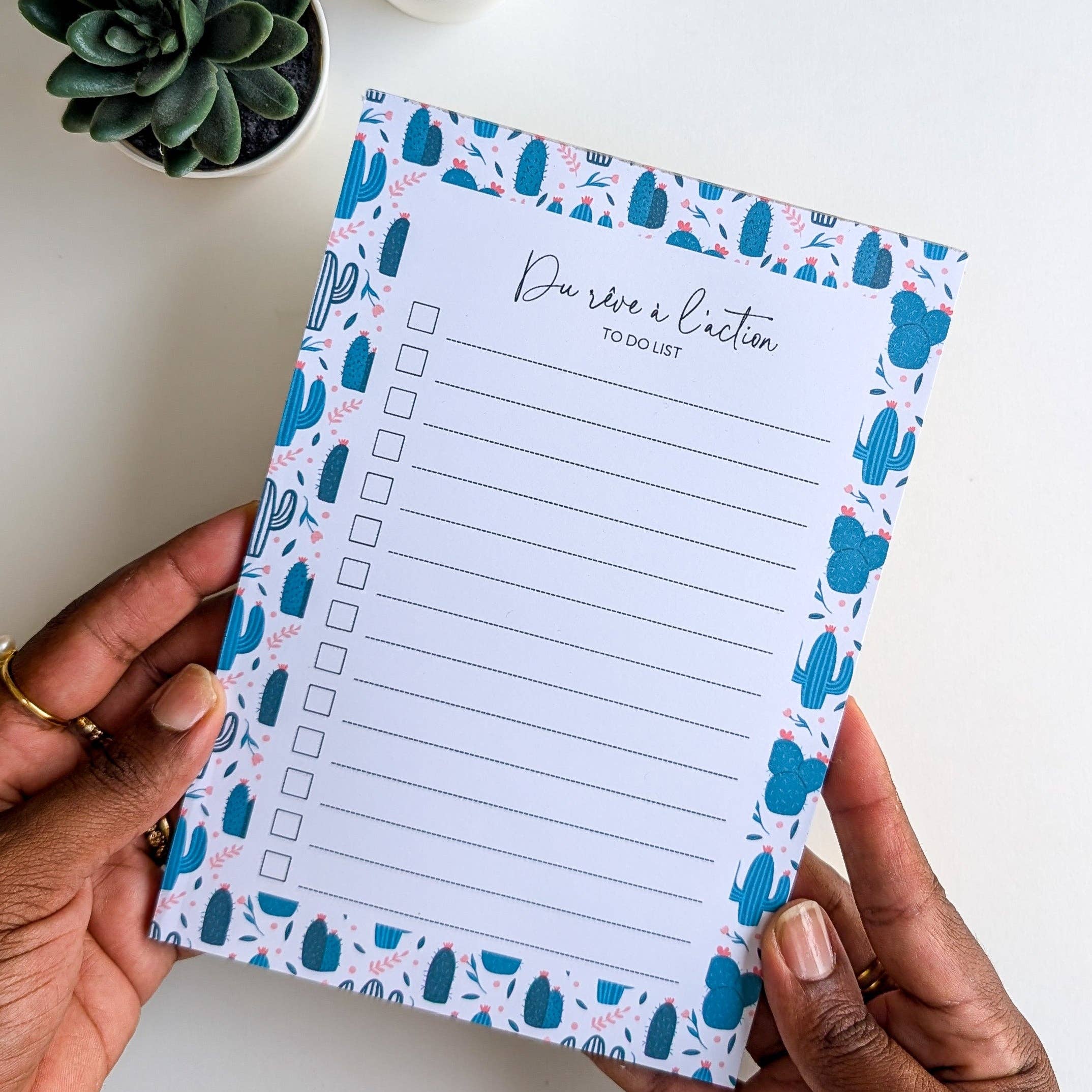 Avril & Novembre – wholesale Planner – To-Do List A5 - Cactus & Flowers1