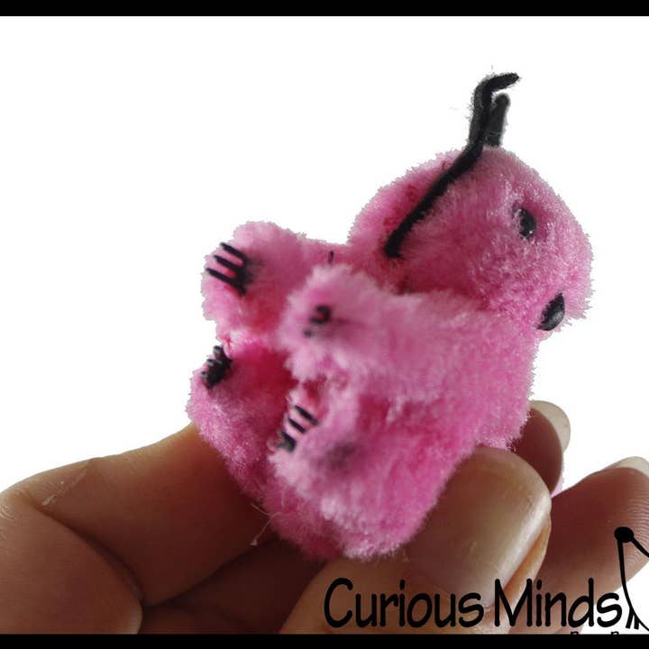 Curious Minds Toys - Wholesale Stuffed/plush toy – Kids & baby - 1 Cute Fuzzy Plush Animal Clip On - Squeeze to Clip on 80's2