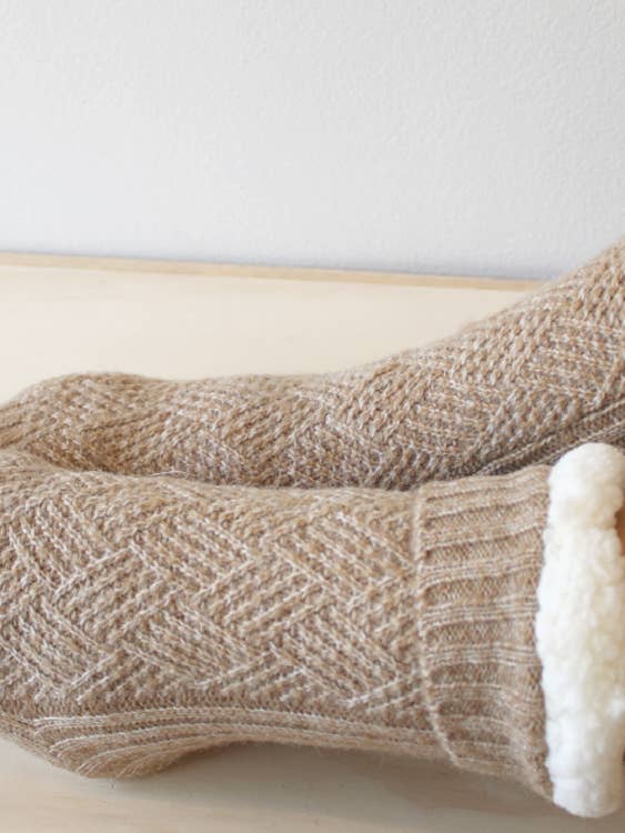 Bergen Fleece Lined Cozy Socks for wholesale by Apres
