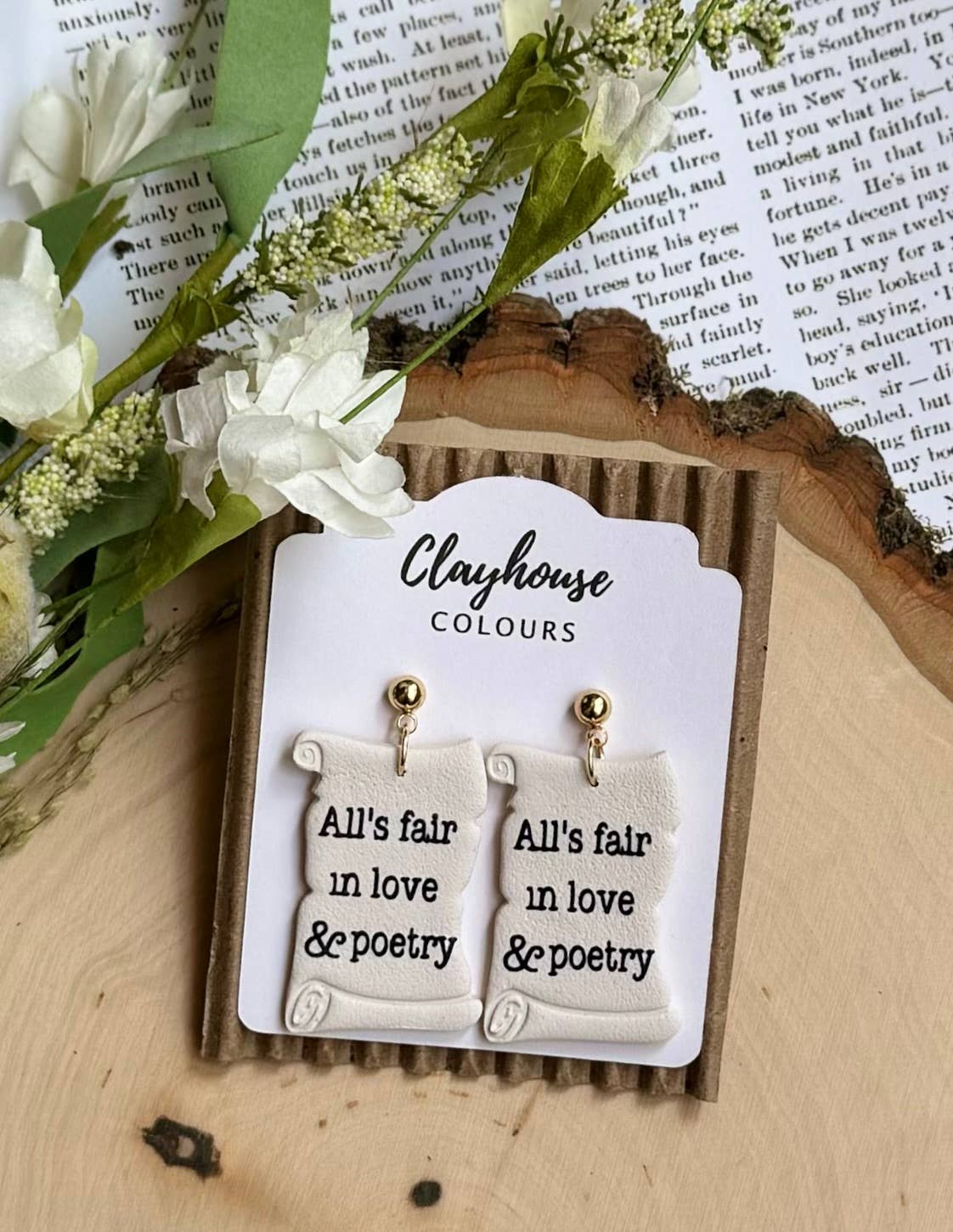 Clayhouse Colours - Wholesale Dangle Earrings - Taylor Swift The Tortured Poets Dept | Swiftie Earrings 1