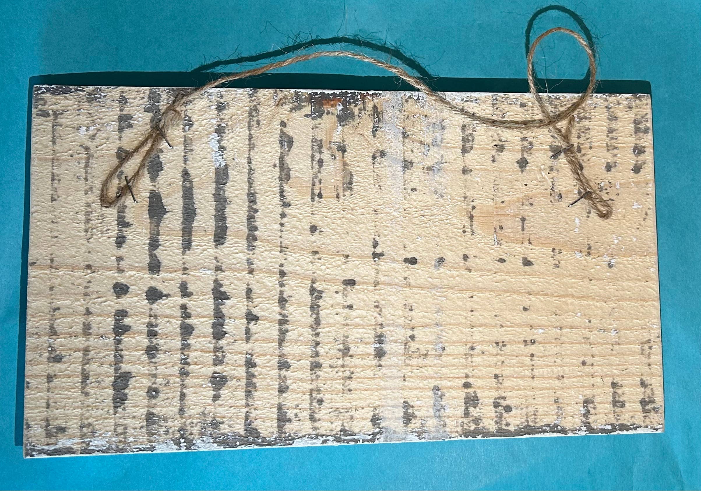 A SEAGLASS CREATION/SALTY SIGNS DESIGNS – Großhandel Künstlicher Weihnachtsbaum – Schäbige Planke Seeglas - Drei Mini-Baumplanken5