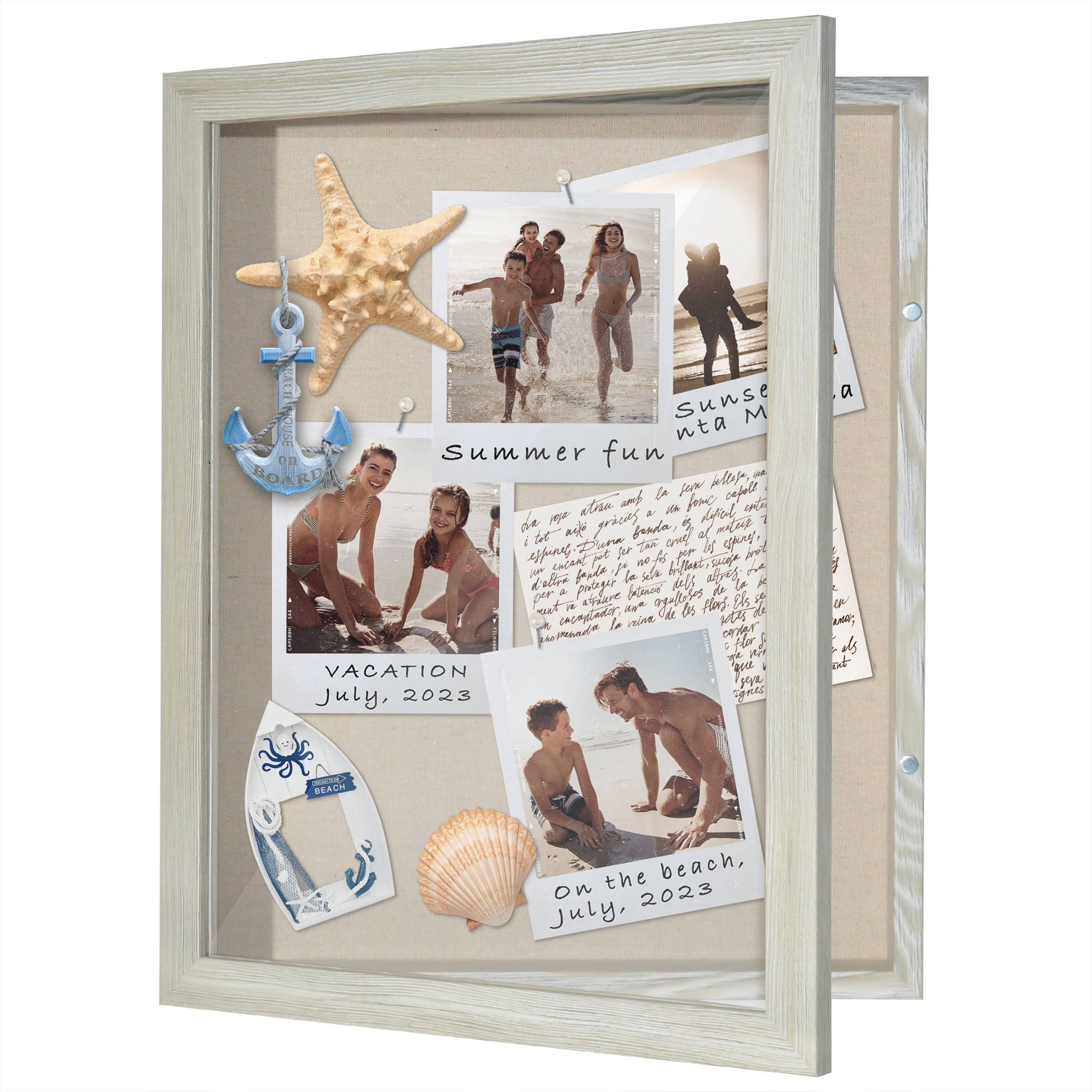Americanflat - Wholesale Picture Frame - Americanflat Front Loading Shadow Box Frame for Keepsakes12