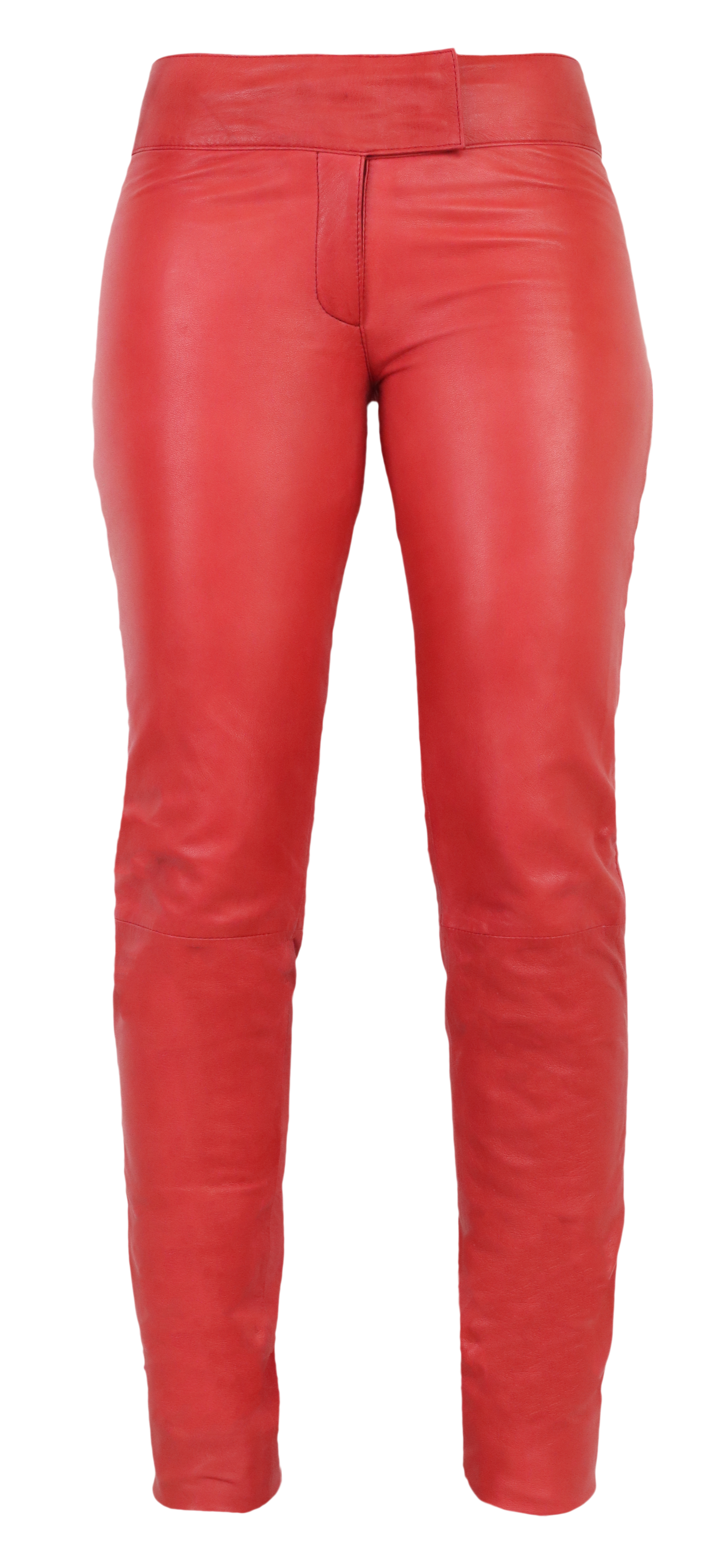 Ricano - Venta al por mayor Pantalones - Mujer - Pantalones de cuero para mujer de corte bajo - piel de cordero premium7