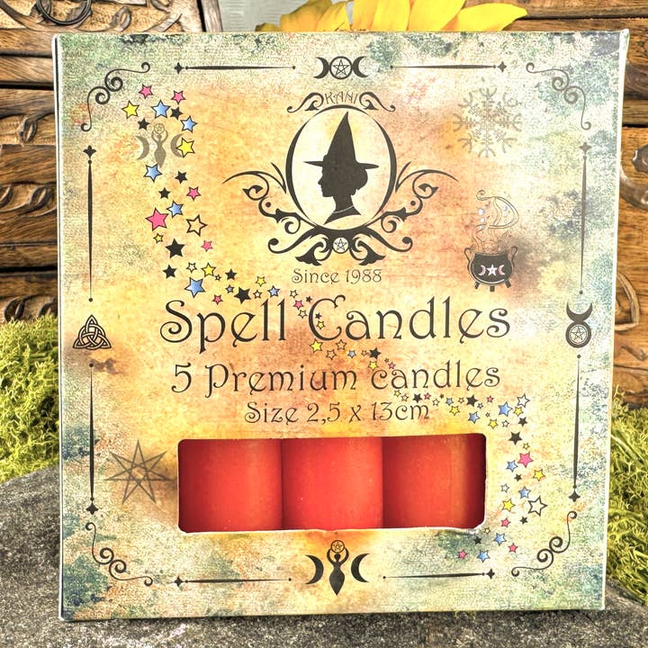 Candele incantesimo Arancione - Creatività & Relazioni / 2,5x13cm per la vendita all'ingrosso da parte di Kani NaturApotek AB