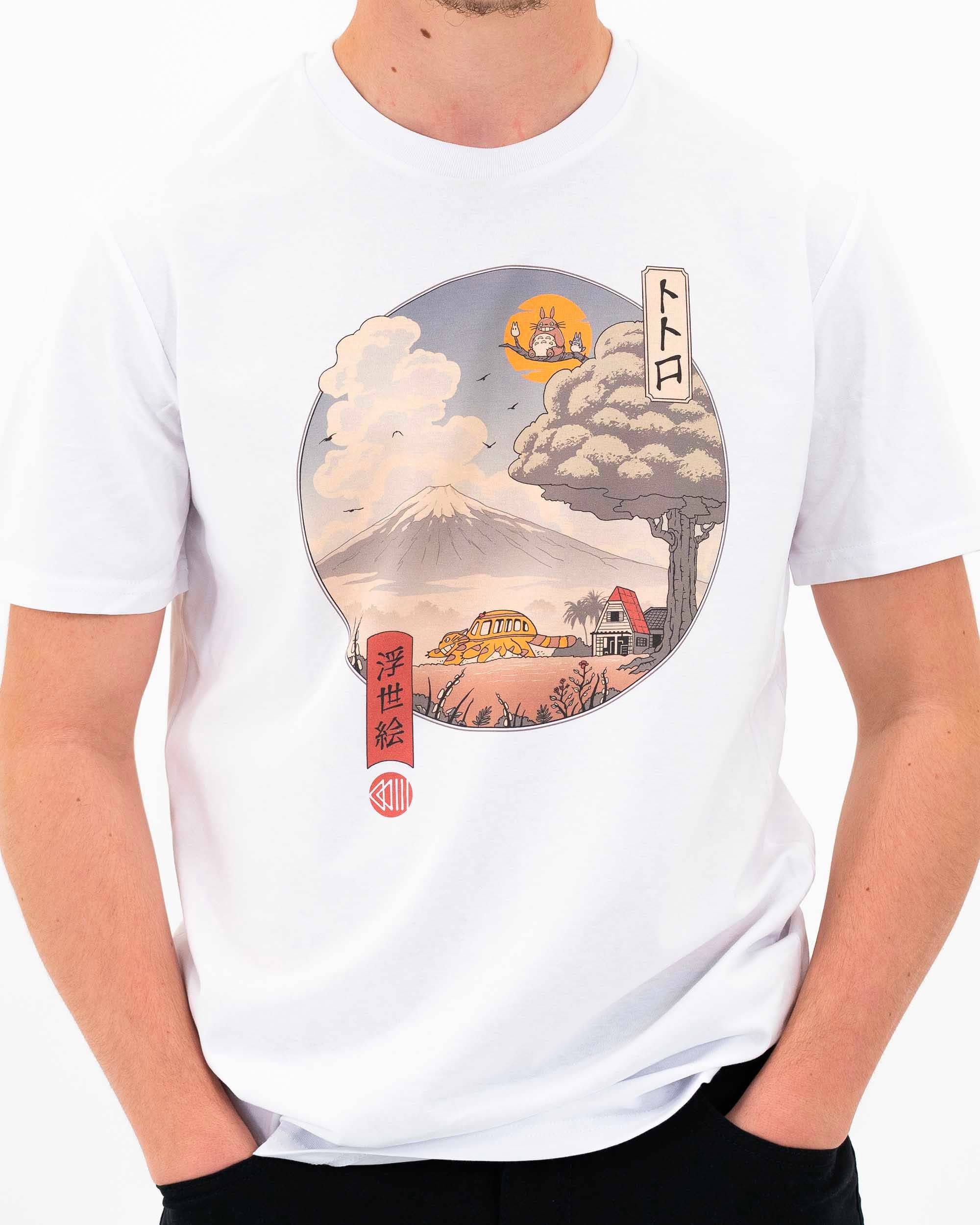 Grafitee - Wholesale Screen Printed T-Shirt - Unisex - Totoro Ukiyo-e T-shirt - Totoro graphic tee6