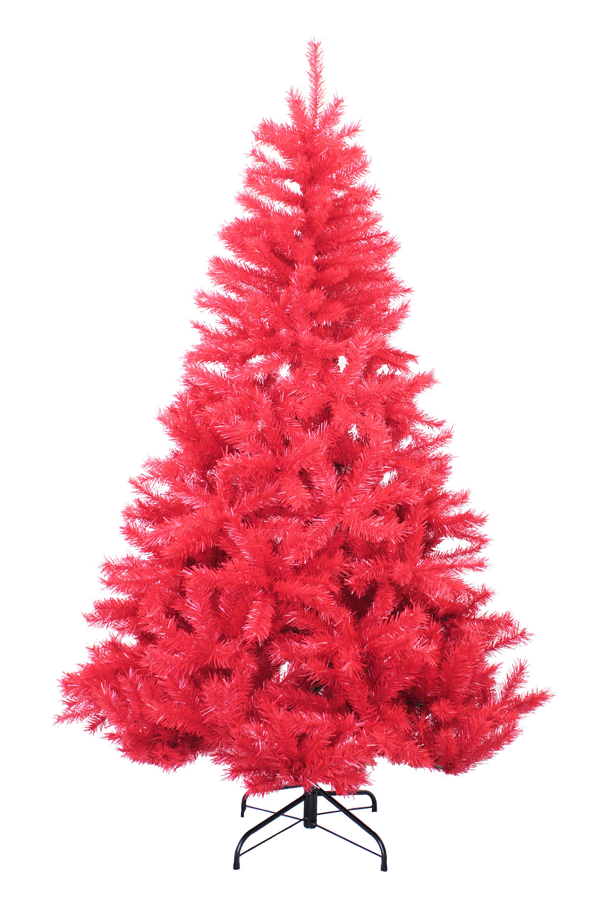 Perfect Holiday - Wholesale Artificial Christmas Tree - 6' Norway Pine Tree for Halloween and Christmas -OR,RD,BL,PK4