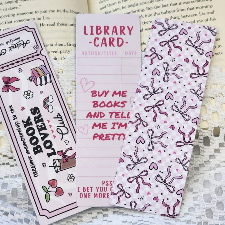 3-Piece Bookmark Set for Book Lovers for wholesale by Be Kind Booktique