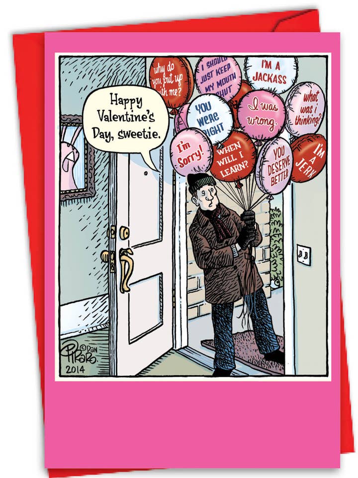 Alla hjärtans dag gratulationskort - Sorry Balloons för wholesale av NobleWorks