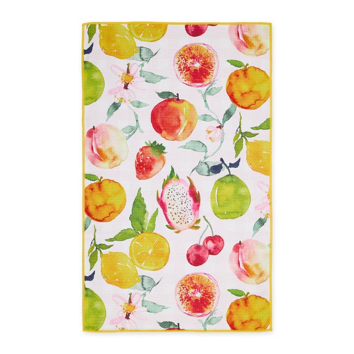 Juicy Fruits Printed Microfiber Dishtowel for wholesale by Design Imports