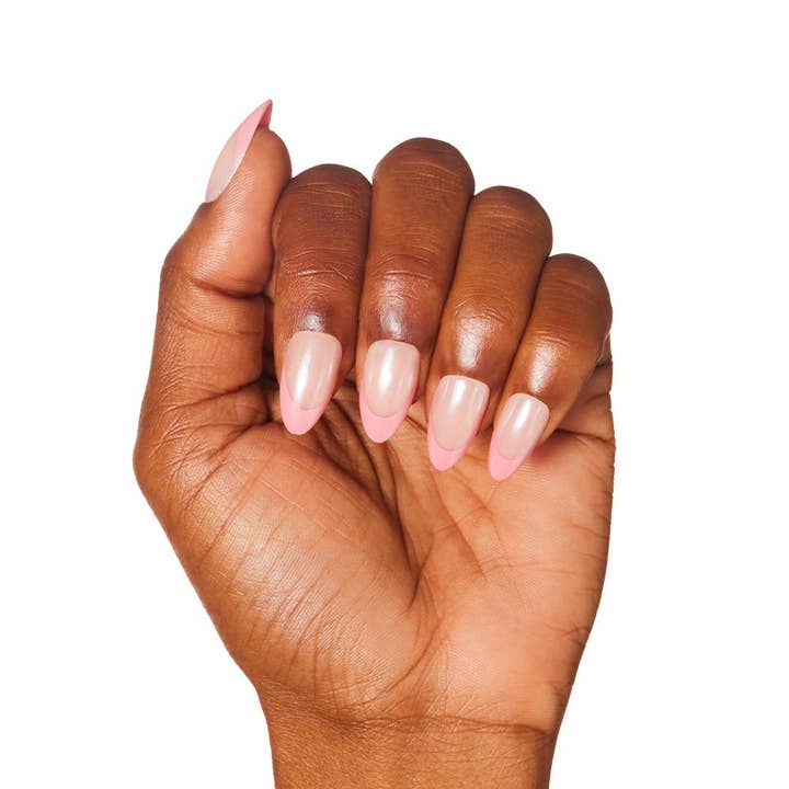 Glamnetic - Wholesale Press-On/Fake Nails - Bubble Gum Glaze Press-On Nails|Pink French Tip|Pink