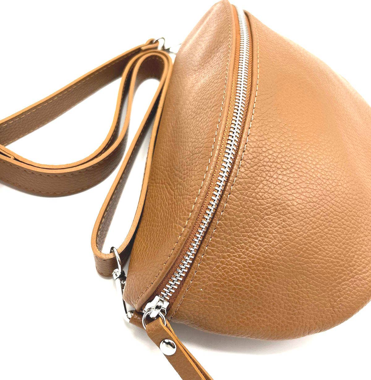 Suie Valentini srl - Wholesale Crossbody Bag - Women's - Genuine leather fanny pack, Made in Italy, art.1124524