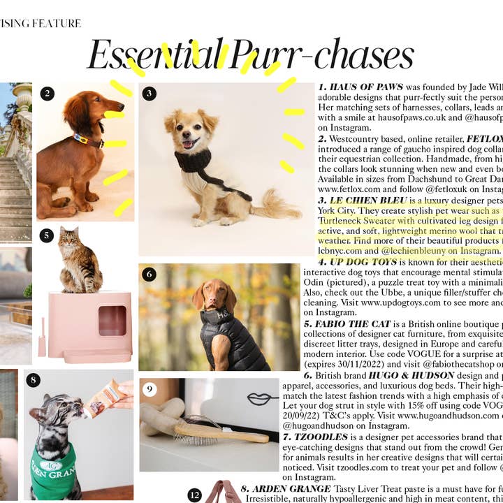 Le Chien Bleu NY - Wholesale Pet Sweater - Dog - LCB Merino Wool Sweater - Beige & Brown4