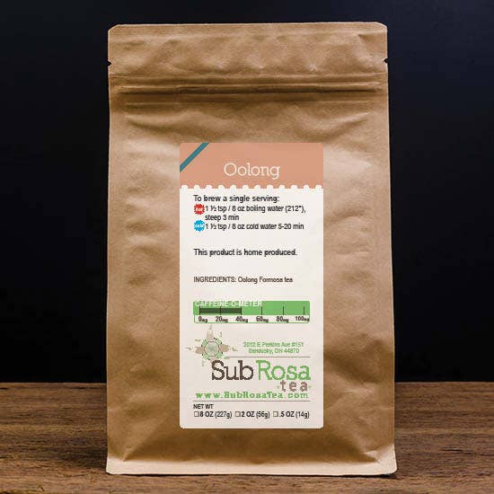Oolong Loose - leaf Tea for wholesale by Sub Rosa Tea
