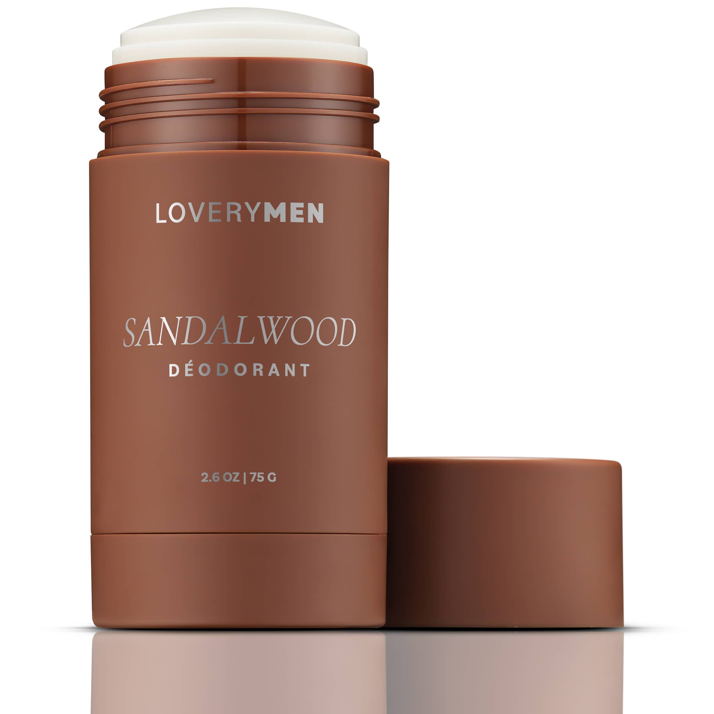 Lovery – wholesale Deodorant – Men's – Men's Sandalwood Deodorant Stick, Anti-Perspirant 2.6oz2