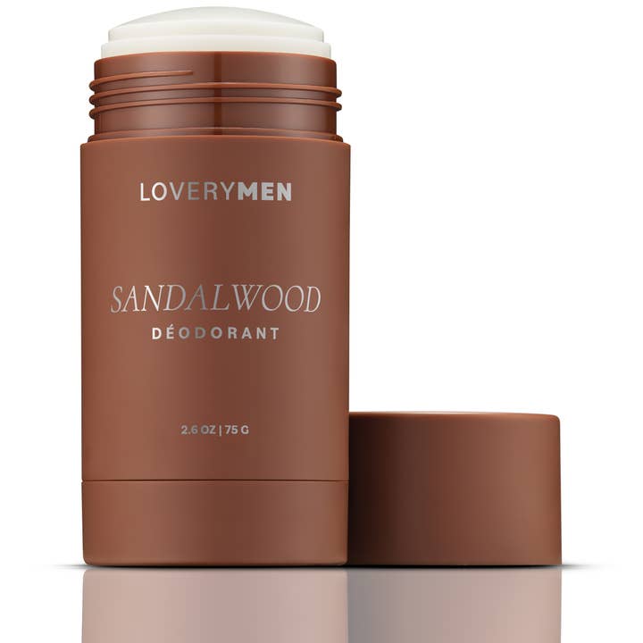 Lovery – wholesale Deodorant – Men's – Men's Sandalwood Deodorant Stick, Anti-Perspirant 2.6oz2