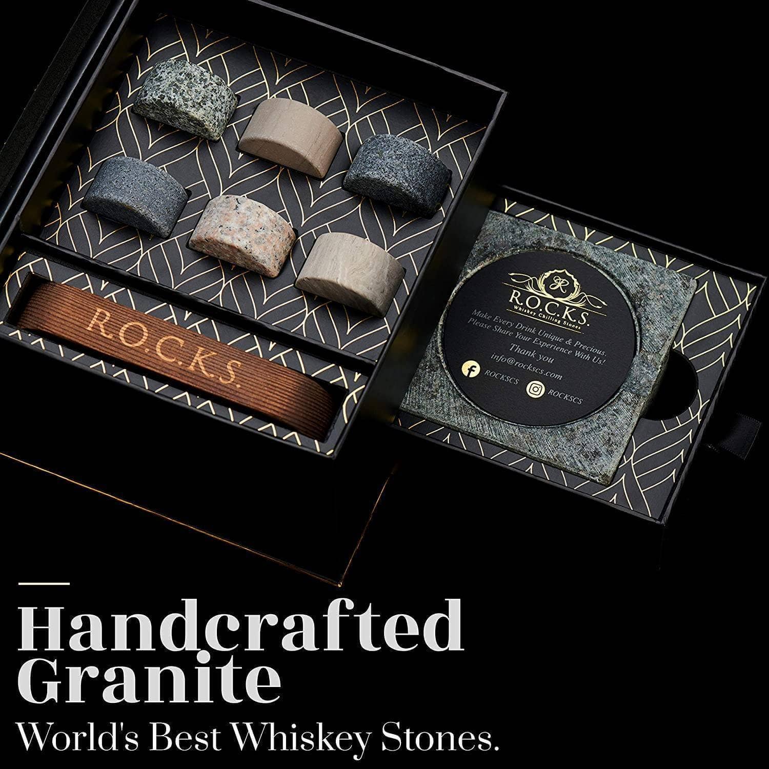 ROCKS Whiskey Chilling Stones EU - Wholesale Ashtray - The Gentleman's Set - Cigar Aficionado3