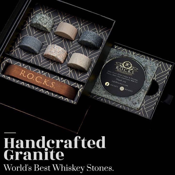 ROCKS Whiskey Chilling Stones EU - Wholesale Ashtray - The Gentleman's Set - Cigar Aficionado3