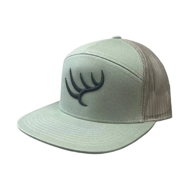 Hunt to Harvest 7 Panel Hat - Solid Loden for wholesale by Hunt to Harvest