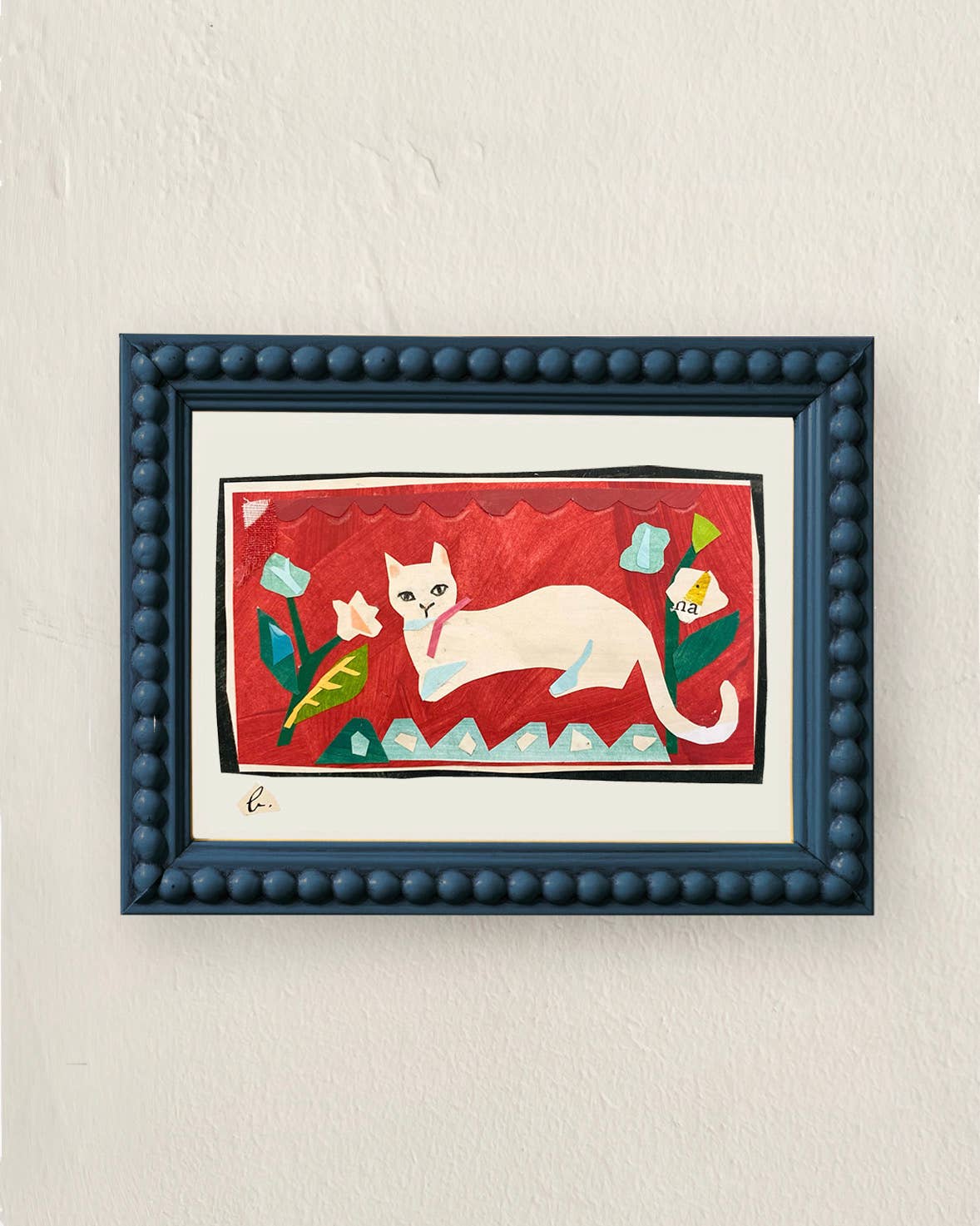 Maris Mirum – Großhandel Kunstdruck – Folk-Kitty gerahmter Kunstdruck0