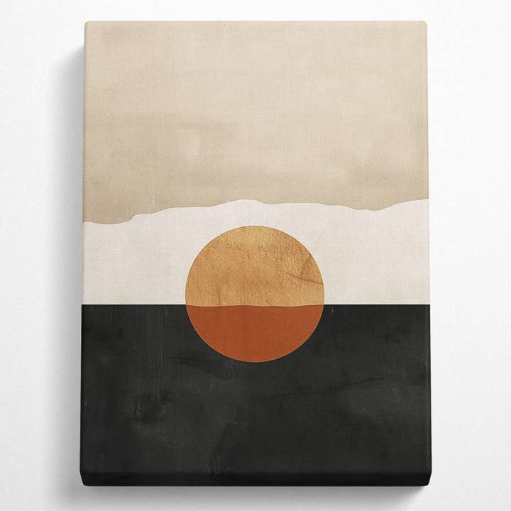 Burnt Orange Horizon for wholesale by Simply Canvas Art