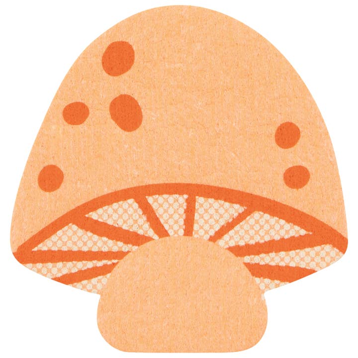 Mushroom Shaped Swedish Dishcloth for wholesale by Ecologie