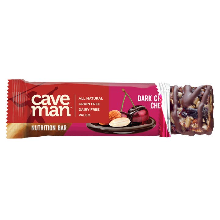 Caveman Foods - Wholesale Snack Bar - Caveman Dark Chocolate Cherry Nut Nutrition Bars