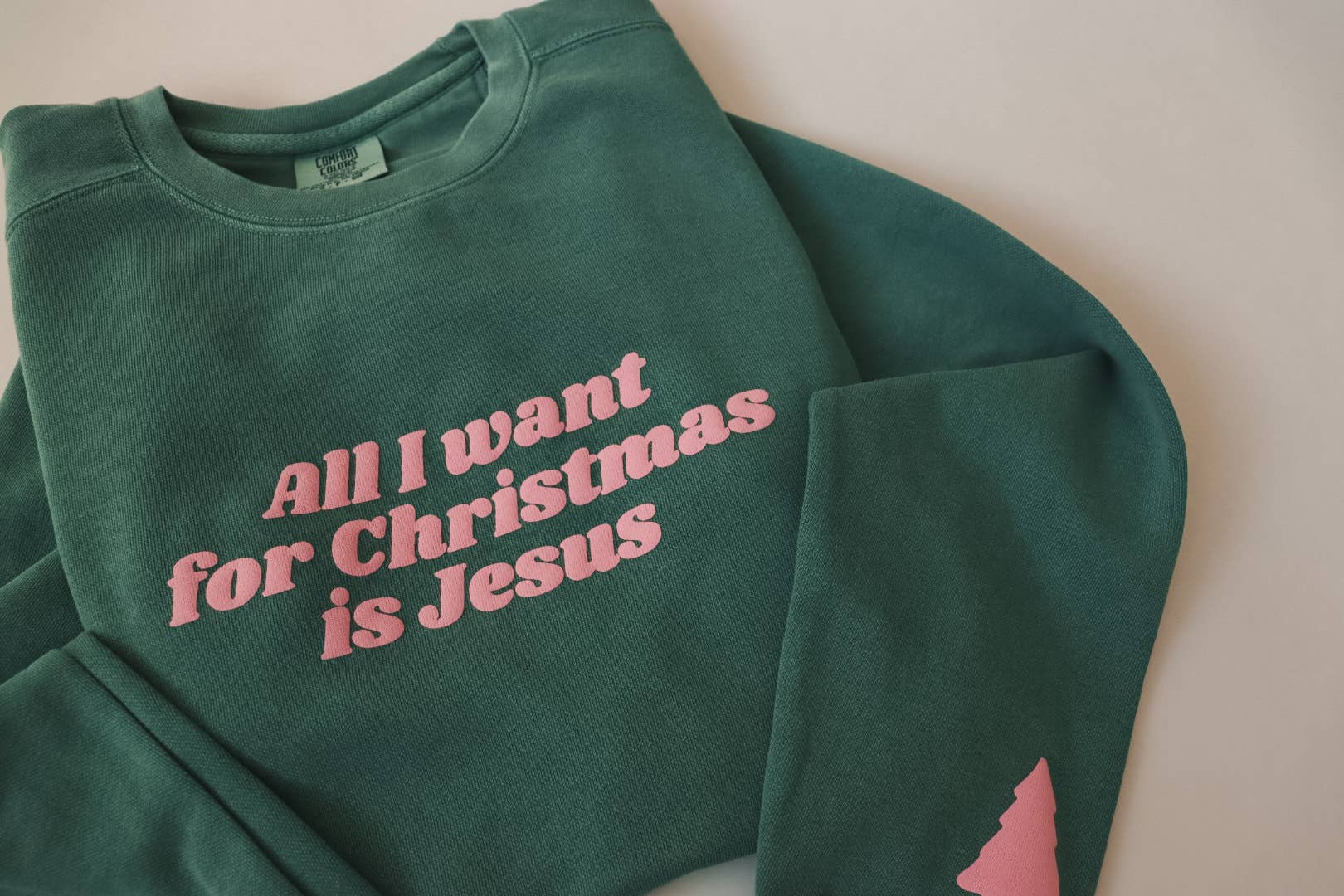 Little & Brave - Wholesale Graphic Sweatshirt - Women's - All I want for Christmas is Jesus - Adult Crewneck3