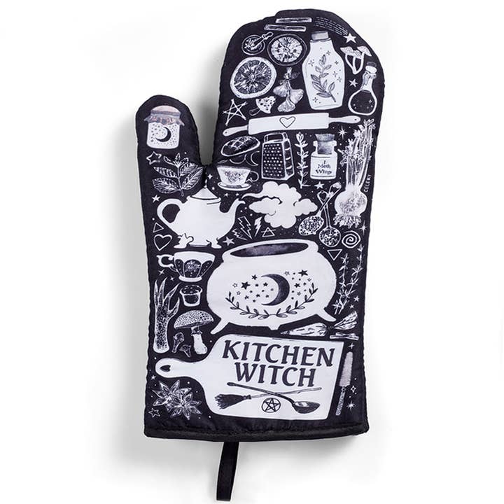 Spirit Nest - Wholesale Oven Mitt/Pot Holder - Kitchen Witch Oven Mitt Set - The perfect Halloween gift!1