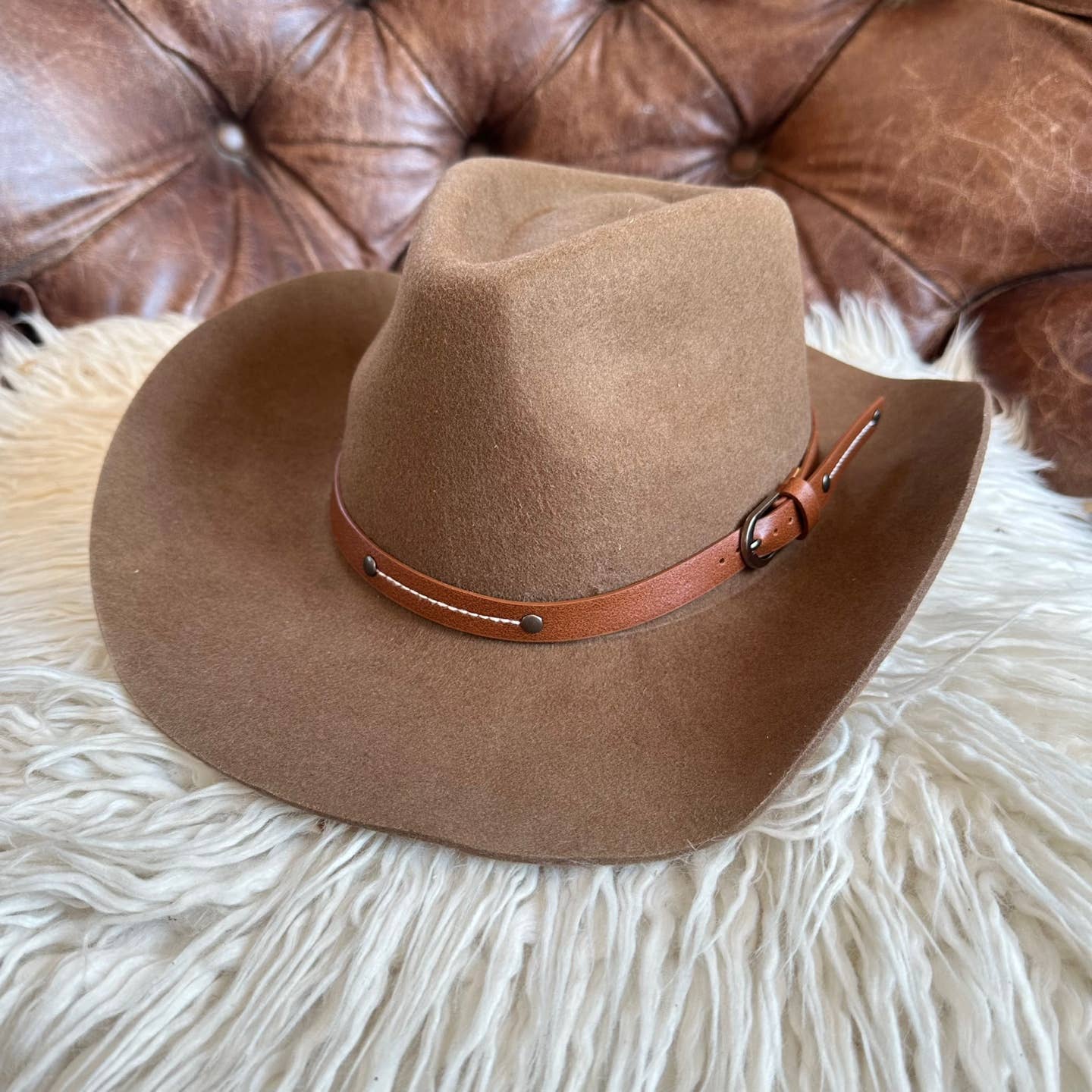Bella Betty - Wholesale Cowboy Hat - Women's - Premium cowboy hat  Australian wool With Leather Belt 7
