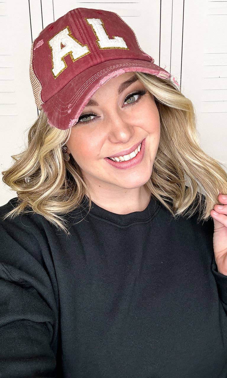 Sugar Stitch - Wholesale Trucker Hat - Women's - State Ideal Chenille Vintage Hat5